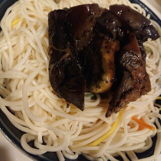 ピリ辛ナスそうめん